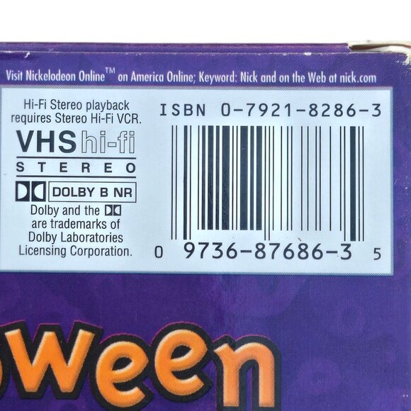 Nickelodeon Rugrats Halloween VHS Tape Spook Tacular 2002 Promo Edition Screener - Picture 7 of 11